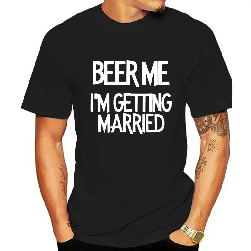 Getting Married Tri-Blend Tee Party Bride Groom Mens Beer Me Im Casual T-shirts mens designer clothes anime clothes vintaget