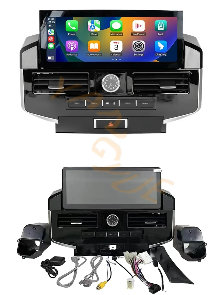 

GPS For Toyota Land Cruiser 200 2016-2020 LC200 Android 14 Auto Car Radio Coche Central Multimidia Video Player Carplay Wireless