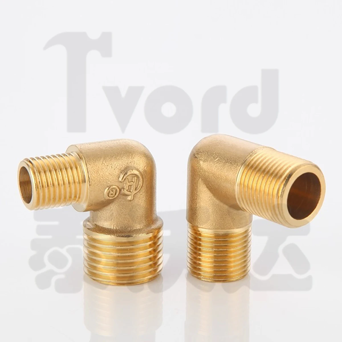 1/8 "1/4" 3/8 "1/2" 3/4 "1" fêmea x rosca macho 90 graus cotovelo de bronze encaixe de tubulação conector acoplador para água combustível adaptador de cobre