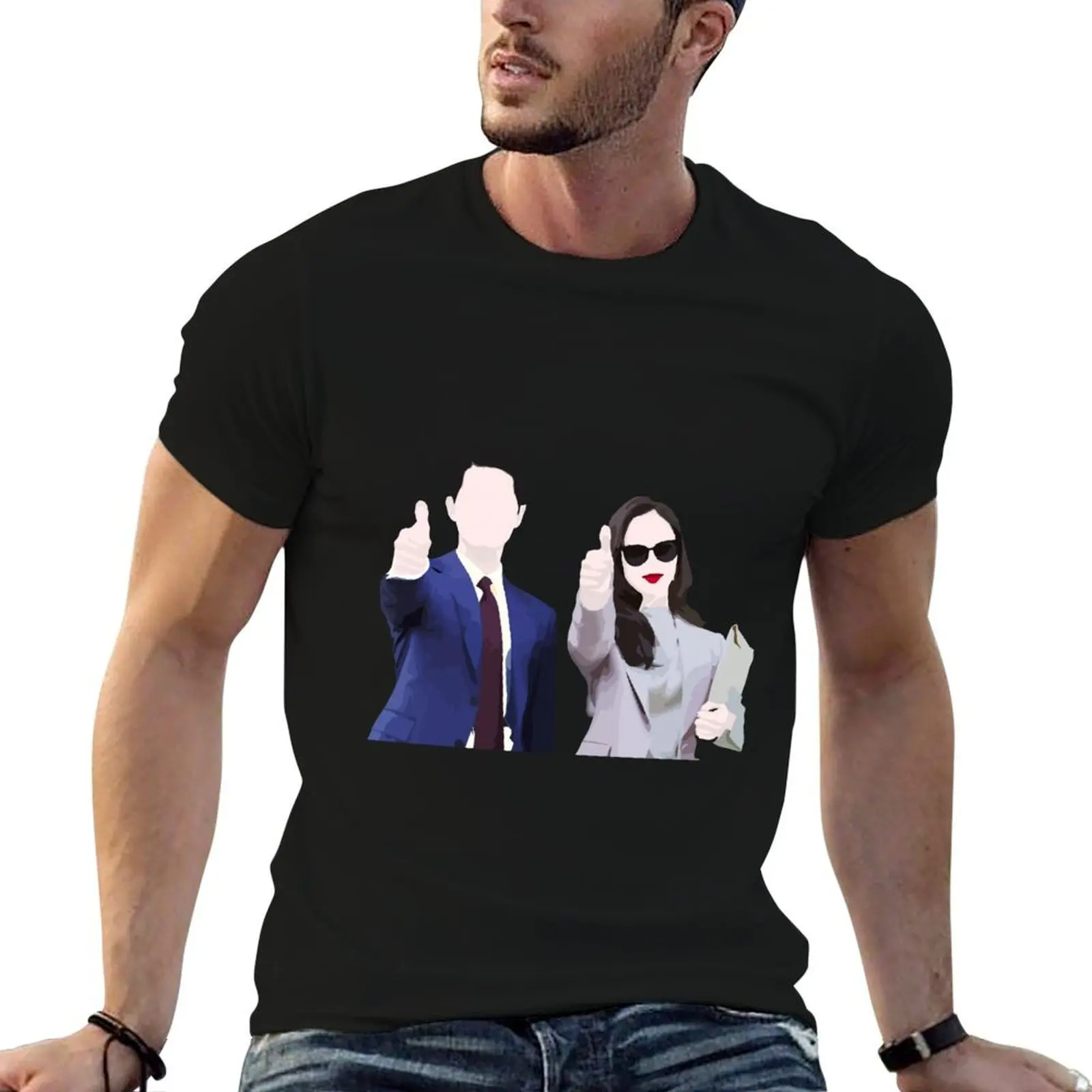 Vincenzo kdrama Song Joong ki and Jeon Yeo been T-Shirt heavyweights custom t-shirts shirts men graphic