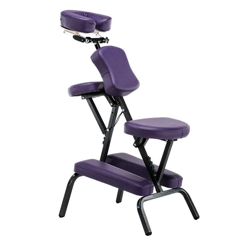 Silla de masaje portátil de cuero con bolsa de transporte, muebles de salón ajustables, silla de Spa Dental, masaje de tatuaje, moderna, venta