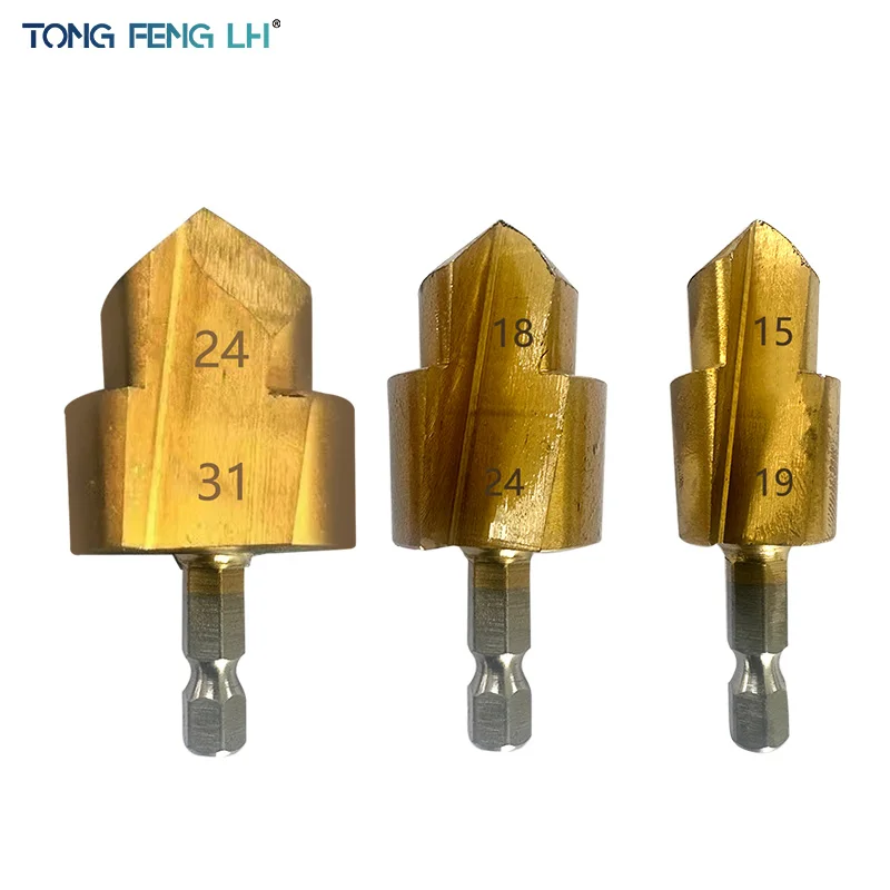 1PC/2 Pcs/3 Pcs PPR Lifting Drill Bits,20 /25 /32 mm Hexagon Shank Stepped Drill , Water Pipe Connection Tool ,full Open Process