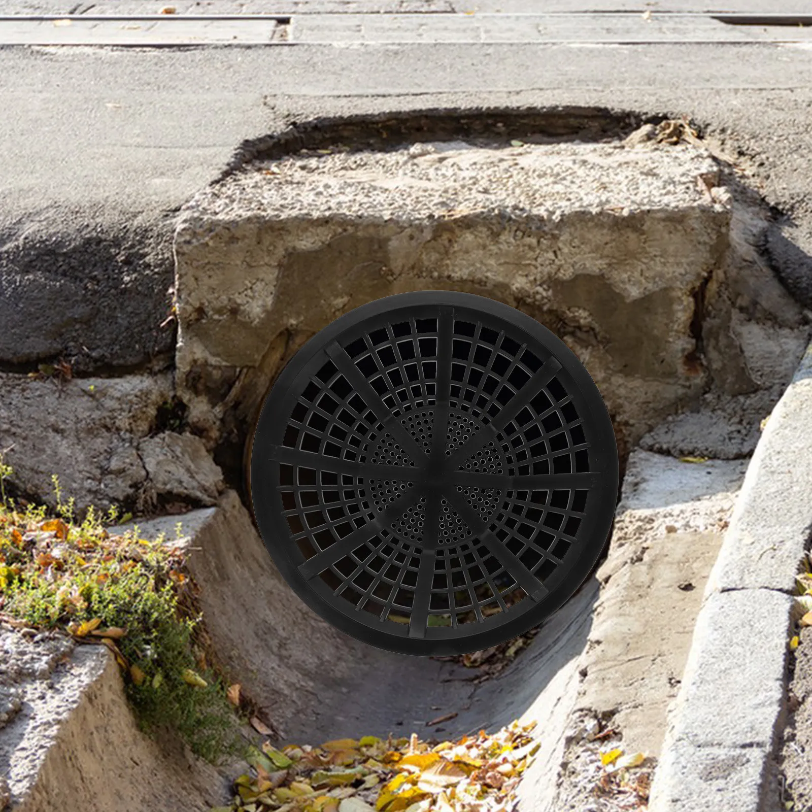 Gutter Downspout Guard High Strength Anti-Clog Filter Strainer Prevents Blockages Overflow Easy Installation for Drainage