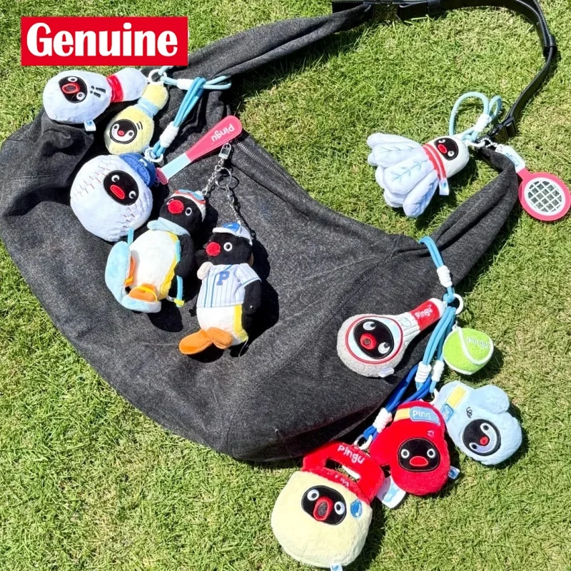 

Lovely Pingu Plush Toy Penguin Sports-Style Plush Keychain Stuffed Toy Kawaii Doll Pingu Keyring Penguin Surprise Gift Toy