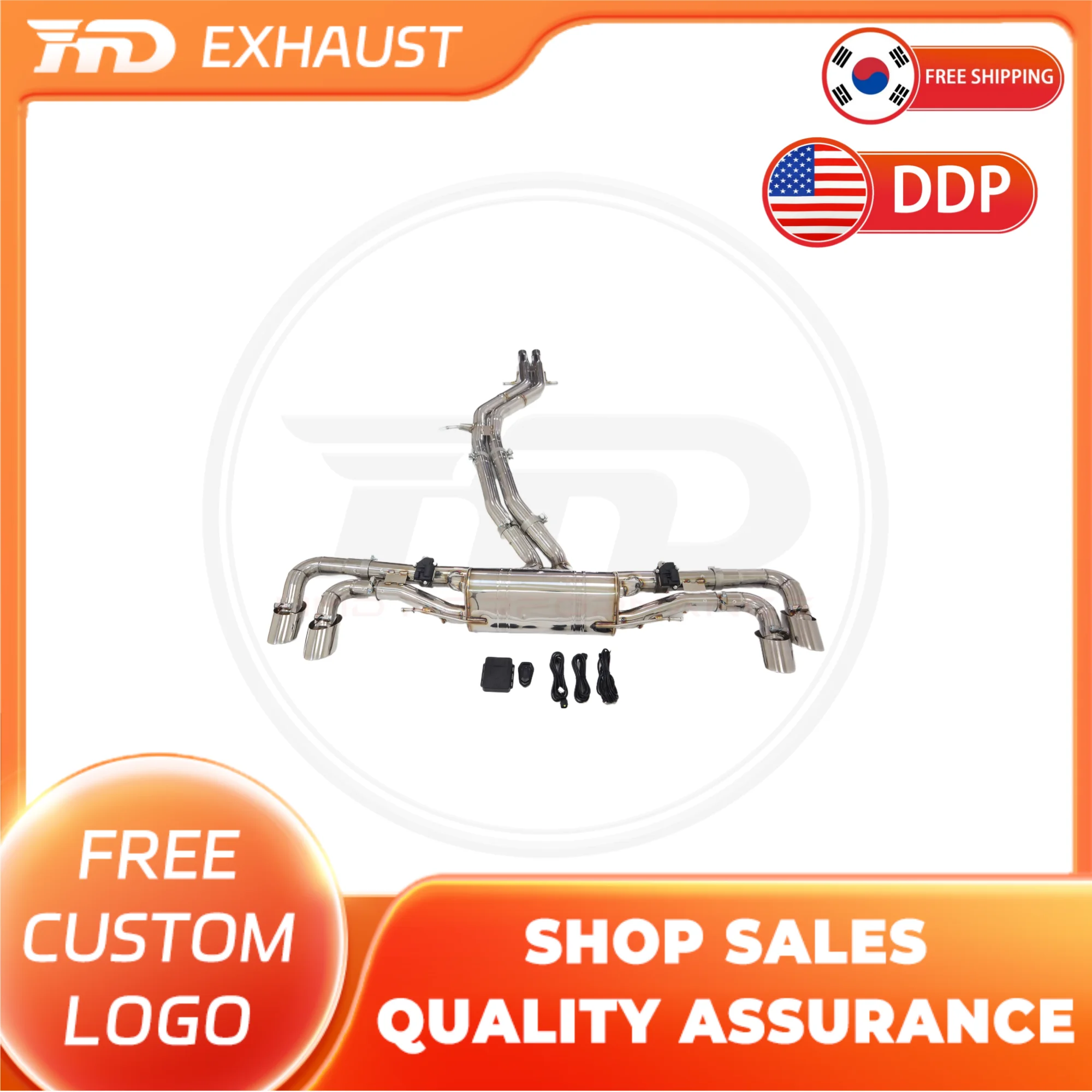 

HMD Exclusive customization Stainless Steel Exhaust System Catback exhaust for Lamborghini URUS 4.0T 2012+ with valve