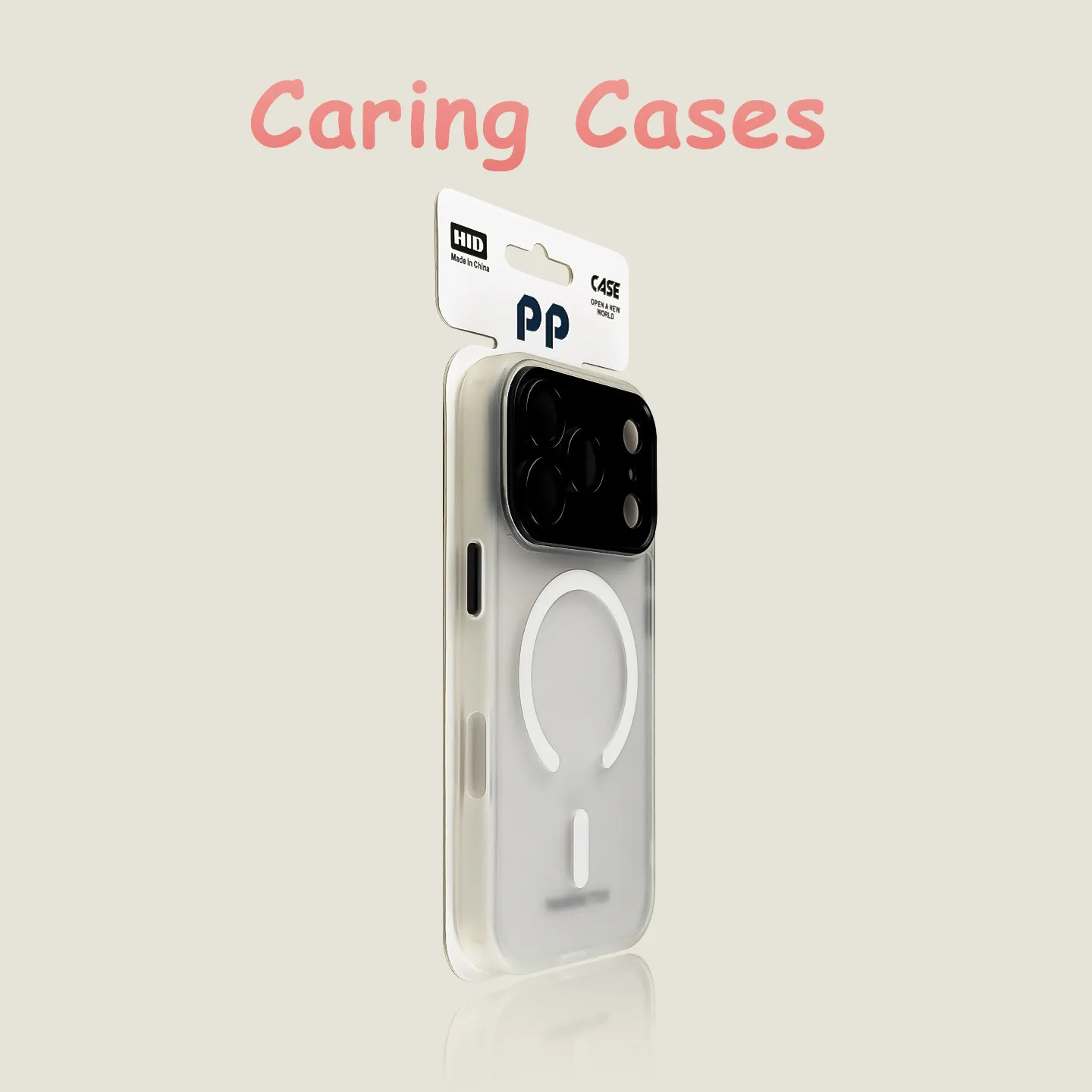 

For iPhone 17 Pro Max Case White Magnetic Matte Lens Film Shockproof Compatible with iPhone 16 15 14 13 12 11
