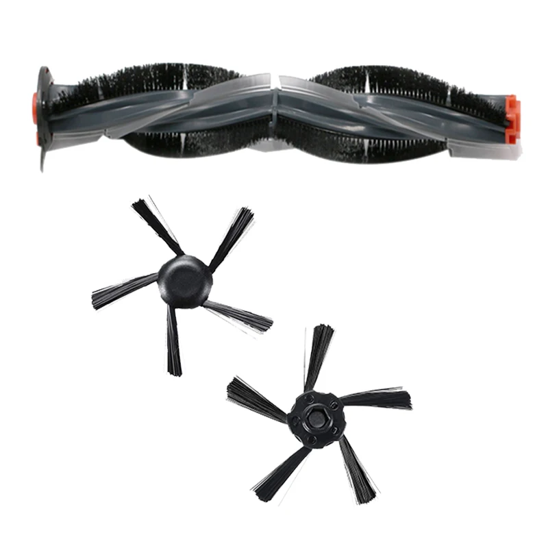 Combination Brush For Neato Botvac D3 D4 D5 D6 D7 D75 D80 D85 Robot Vacuum Cleaner, 1 Main Brush And 2 Side Brush Kits