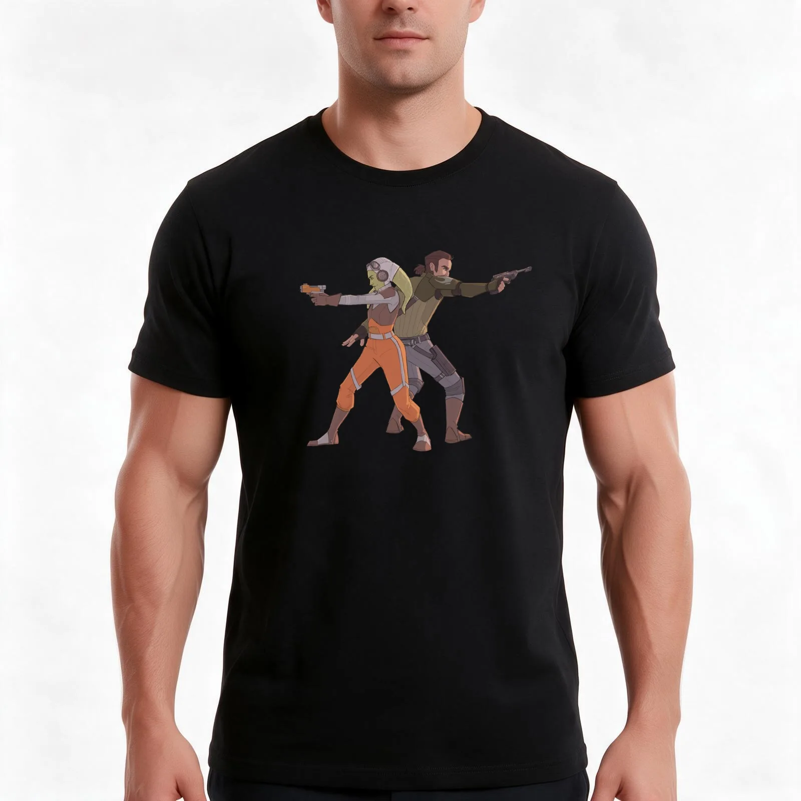 Space Parents T-Shirt, Summer Casual Cotton Tee, Oversized Streetwear Tops, Vintage Graphic Print, Loose Fit Short Sleeve
