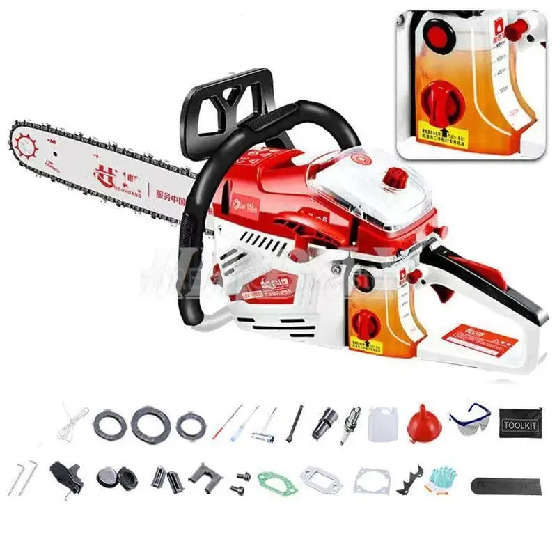 11.9KW 88CC 20Inch Chain Saw Gasoline Logging Saw High-power Chainsaw Arboriculture Cutting Machine Household Fuel-saving