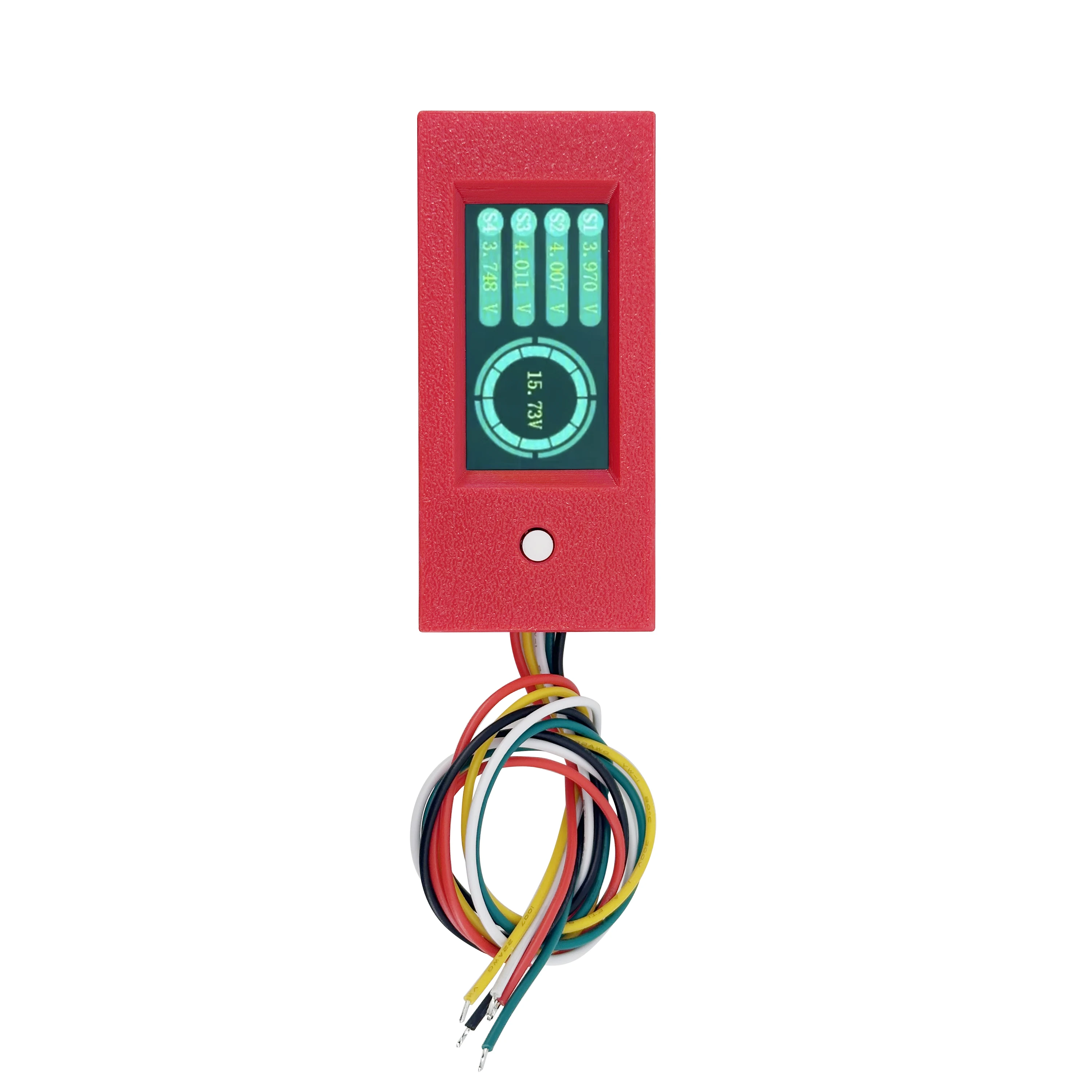 HeltecBMS 4S Battery Voltage Tester TFT Display 2V-4.5V Battery Display with Case 24S