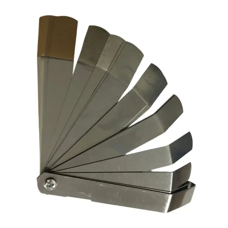 

R9UF Accuracy Bent Feeler Gauges Set 16 Blade 0.127 to 0.508mm for Maintenance Use