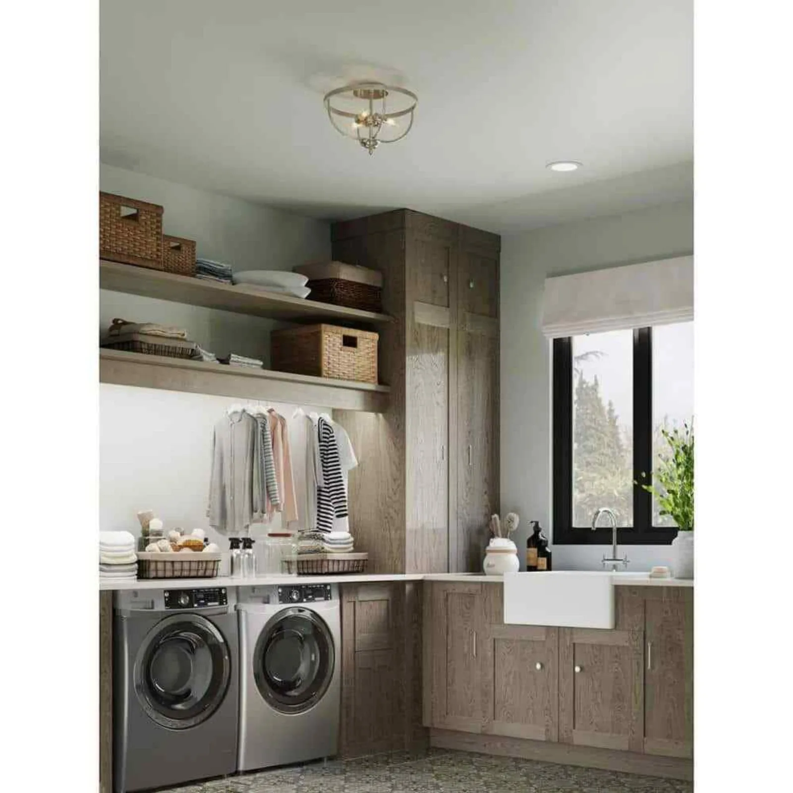 US 7 in. 3000K White Integrated LED Recessed Trim