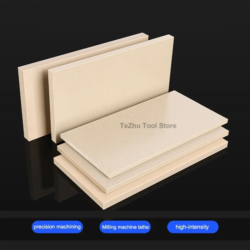 1 قطعة لوحة نظرة خاطفة Thicknee 1-50 مللي متر مقاومة درجات الحرارة العالية بولي إيثيريثيركتون أجزاء لوحة مربعة معالجة