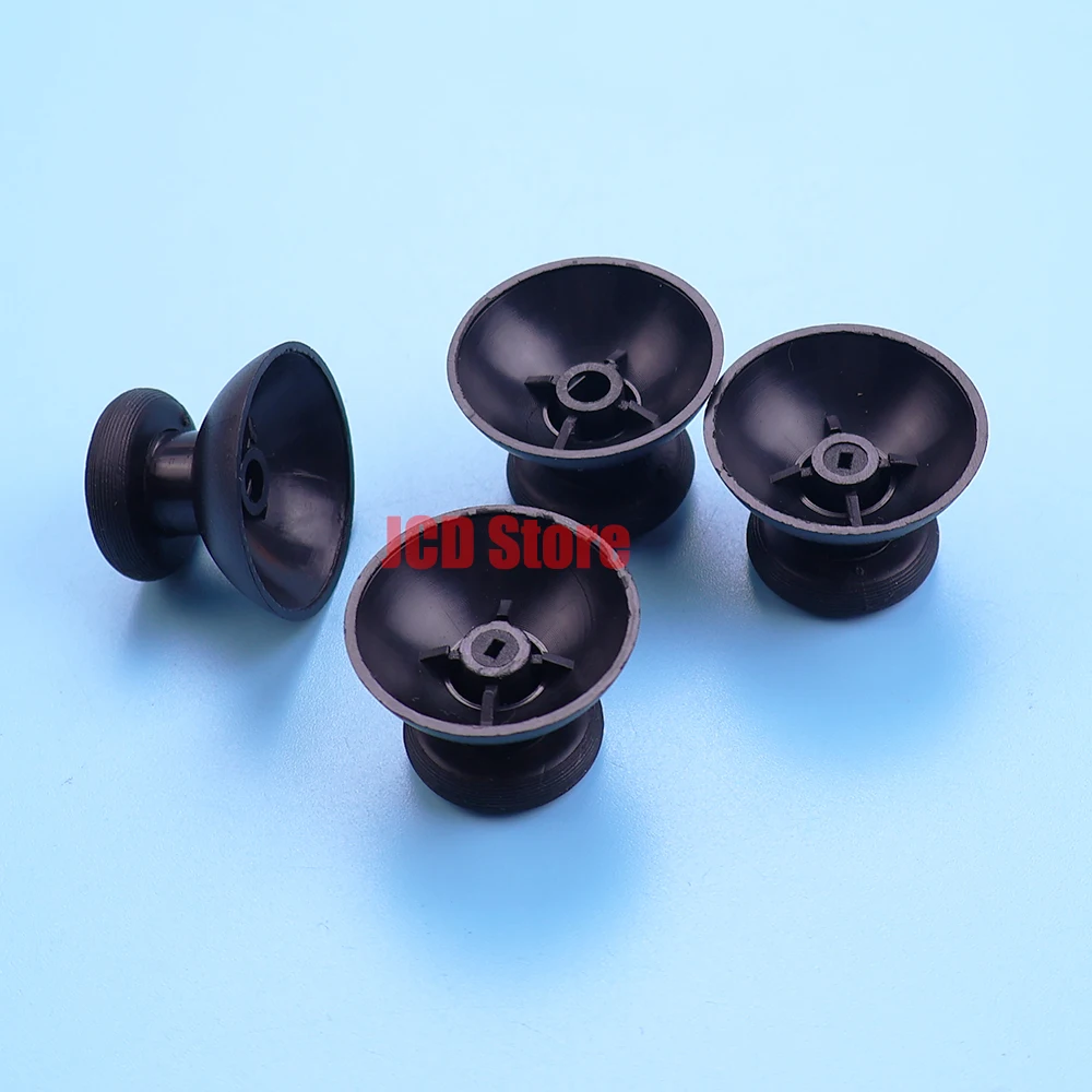 NS スイッチプロゲームパッド用ブラックマッシュルームロッカースティックキャップカバー & 3D アナログジョイスティックモジュールセンサー交換