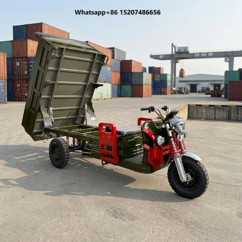 Hot Sell Overseas Electric Freight Tricycle with 3000W Large Motor for Long-distance Travel
