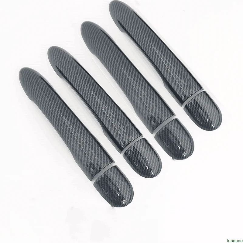 For Renault LAGUNA 2 2001 2002 2003 2004 2005 2006 2007 Carbon Fiber Chrome Car Door Handle Covers Trim Styling Accessories