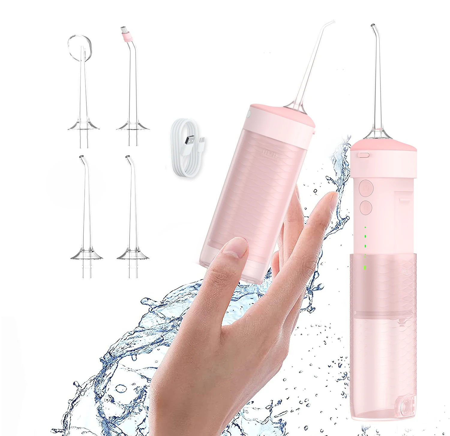IPX7 Cordless Water Flosser Home & Travel Water Flossers For Teeth Mini Portable Water Teeth Cleaner Pick Oral Care Irrigator view 6