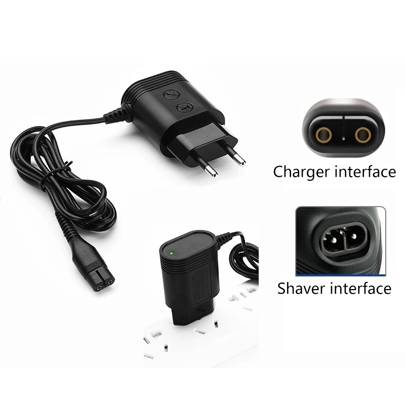 シェーバー充電器の交換,1つのブレードと互換性,qp2520,qp2520,qp2520,90,qp2520,70,qp2520,72, 4.3v,a00390