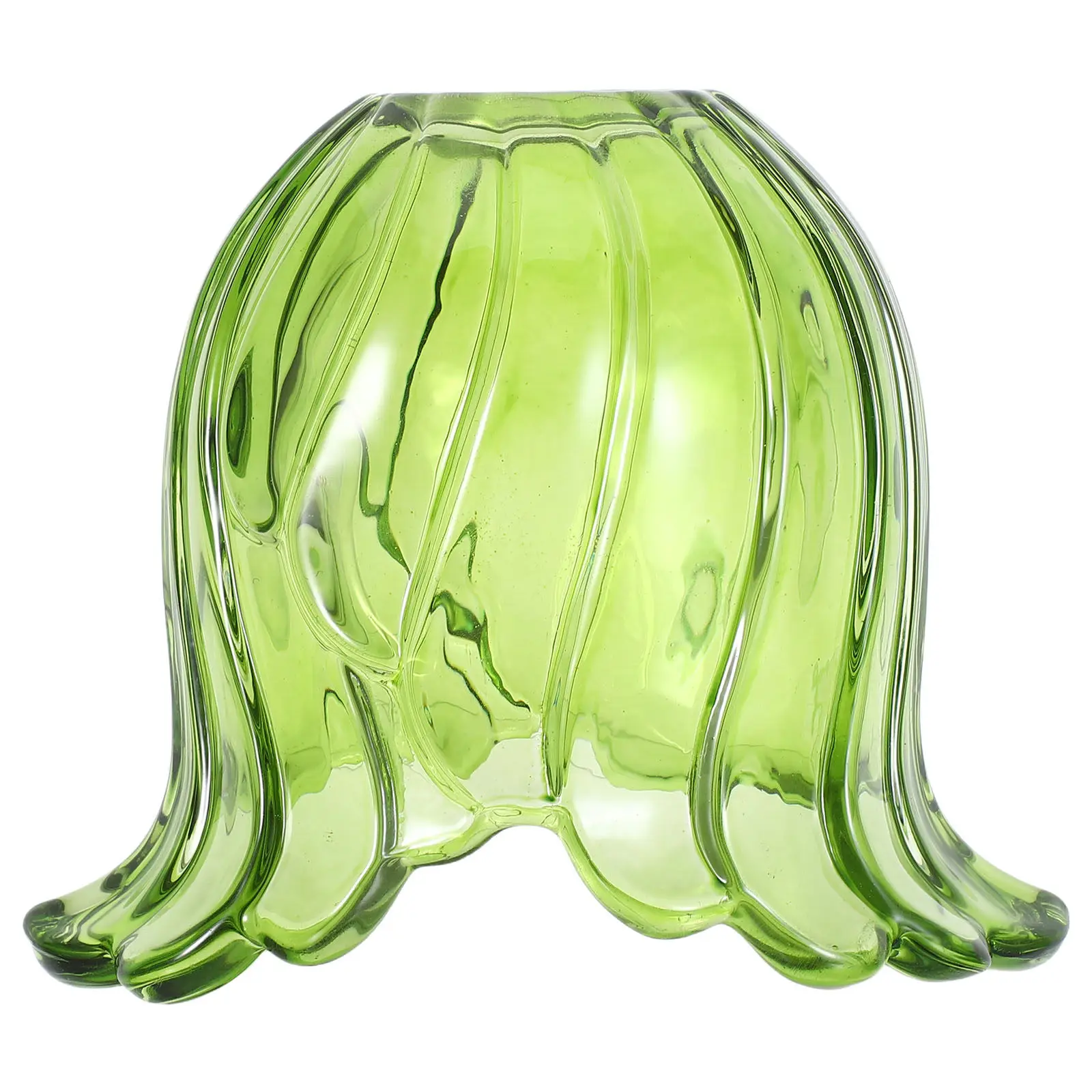 

Small Vintage Green Glass Lampshade for Table Lamp Wall Lamp Pendant Lighting Decorative Glass Shade Replacement Soft Ambient