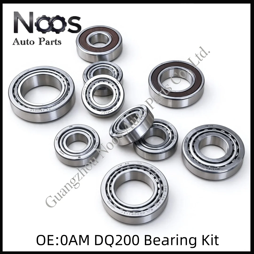 Brand-New 0AM DQ200 DSG Automatic Transmission Bearing Kit (10-Piece Set), for Volkswagen, Audi, and Skoda
