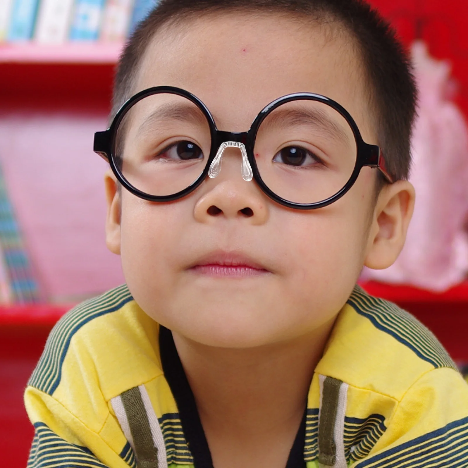 

5Pcs Children Saddle Silicone Nose Pads Anti-Skid Replacement Parts for Glasses Eyeglass Nose Grip Cushion Non-Slip