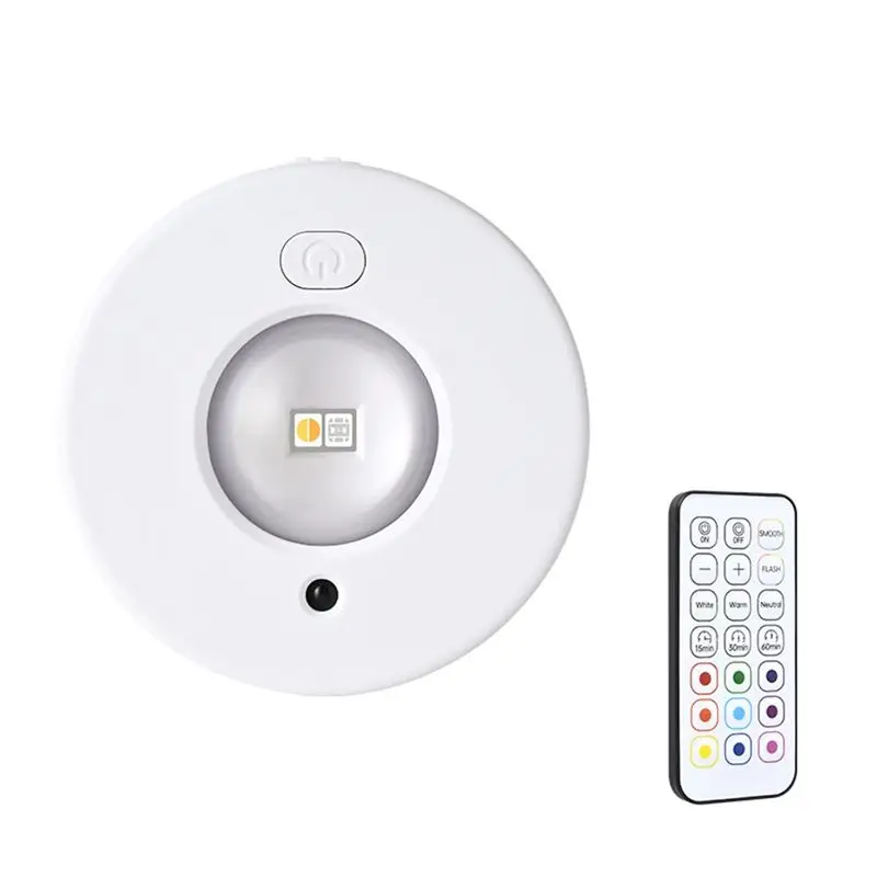 Best-Closet Lights Wireless Stick On LED Under Cabinet Light 500Mah Dimmable Wireless Under Counter Lights With Remote