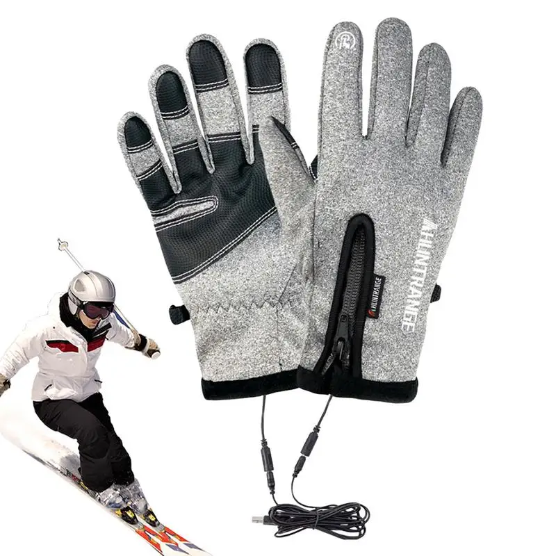 Heated Gloves Heated Winter Gloves Warmers Heated Mittens Touchscreen Heated Winter Gloves Warmers For Winter Outdoor Activities