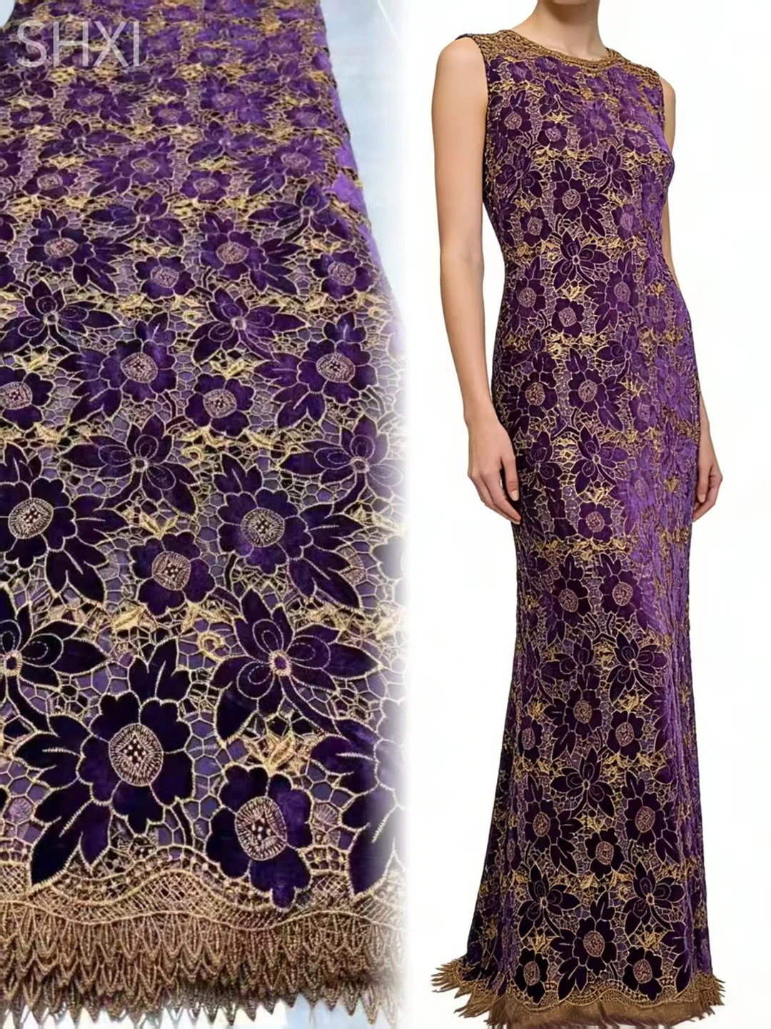 Африканская кружевная ткань 2026, высокое качество, нигерийская кружевная ткань, бархатная лазерная вышивка, сетчатый шнур, кружево для свадебного платья, 5 ярдов