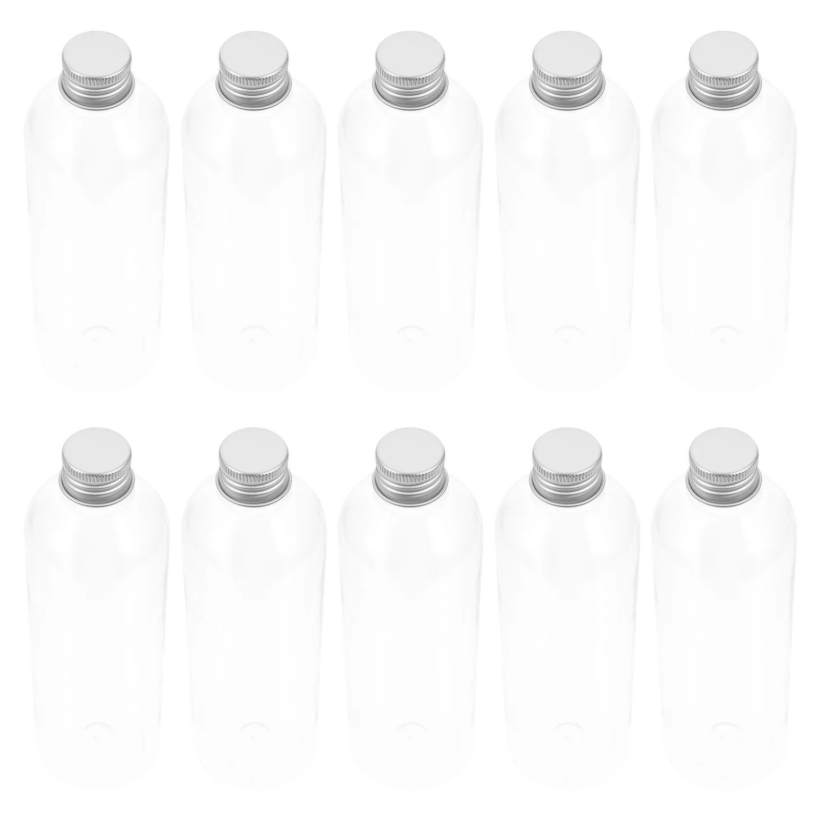 10 Pcs Drink Bottle Practical Bottles for Juicing Household Milk Portable Plastic Multi-function Clear The Pet Juice