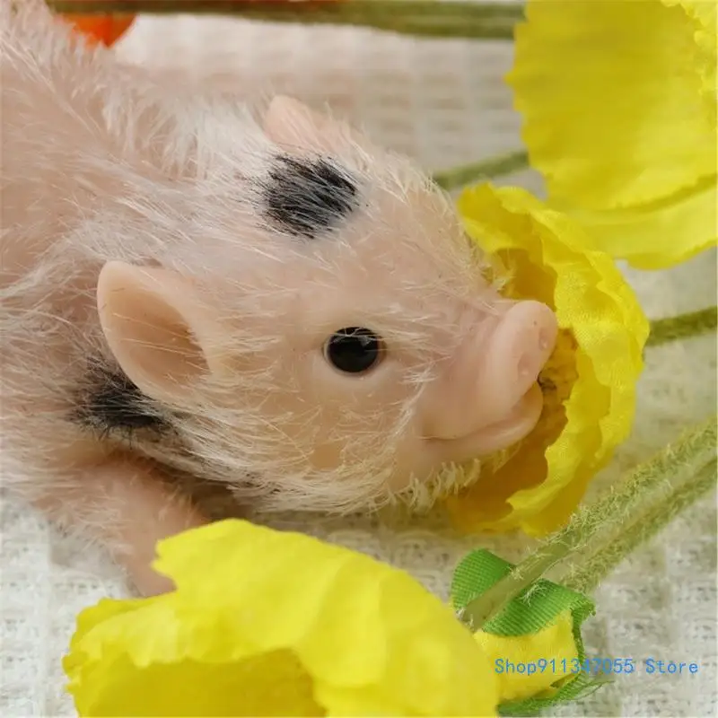 Delicate Mini Piggy Realistic Piggy Baby Great for Model Enthusiasts Drop shipping