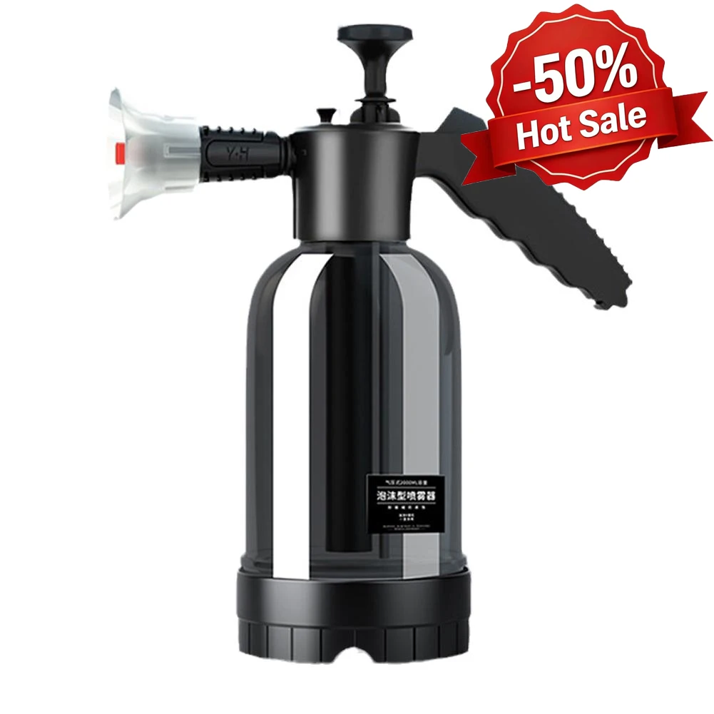 

Car Wash Foam Gun Hand Pump Sprayer Car Accessories Foam Blaster Car Wash Foam Cannon 2L