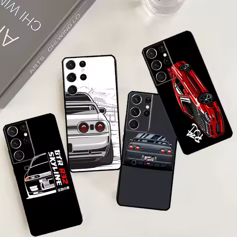 Skyline Gtr R32 Funda For Samsung Galaxy S24 S23 S22 Ultra Plus S20 S21 FE S8 S9 S10 Note 10 20 Ultra Case
