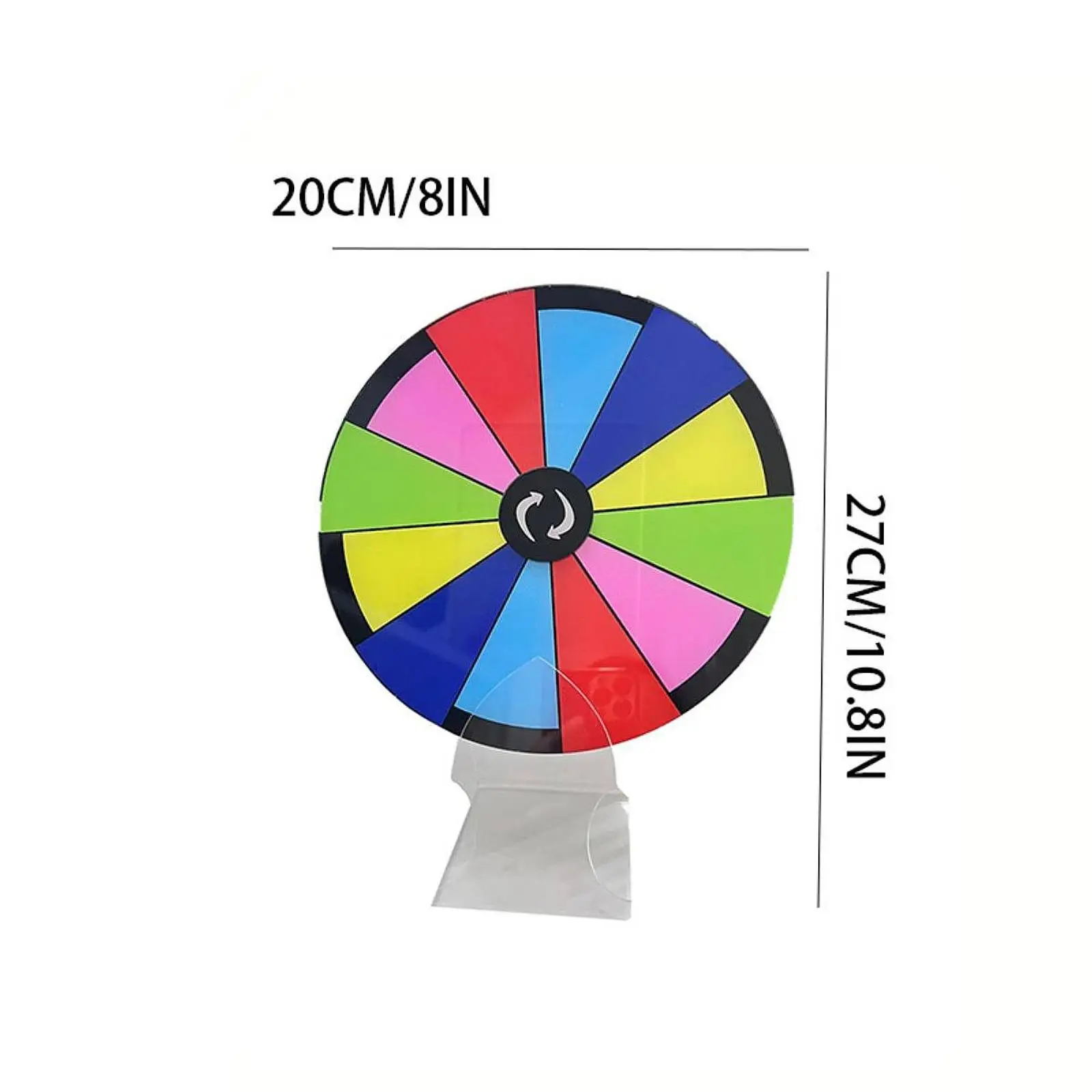 عجلة الروليت 8 بوصة للأنشطة الترويجية لعبة التعلم التفاعلية