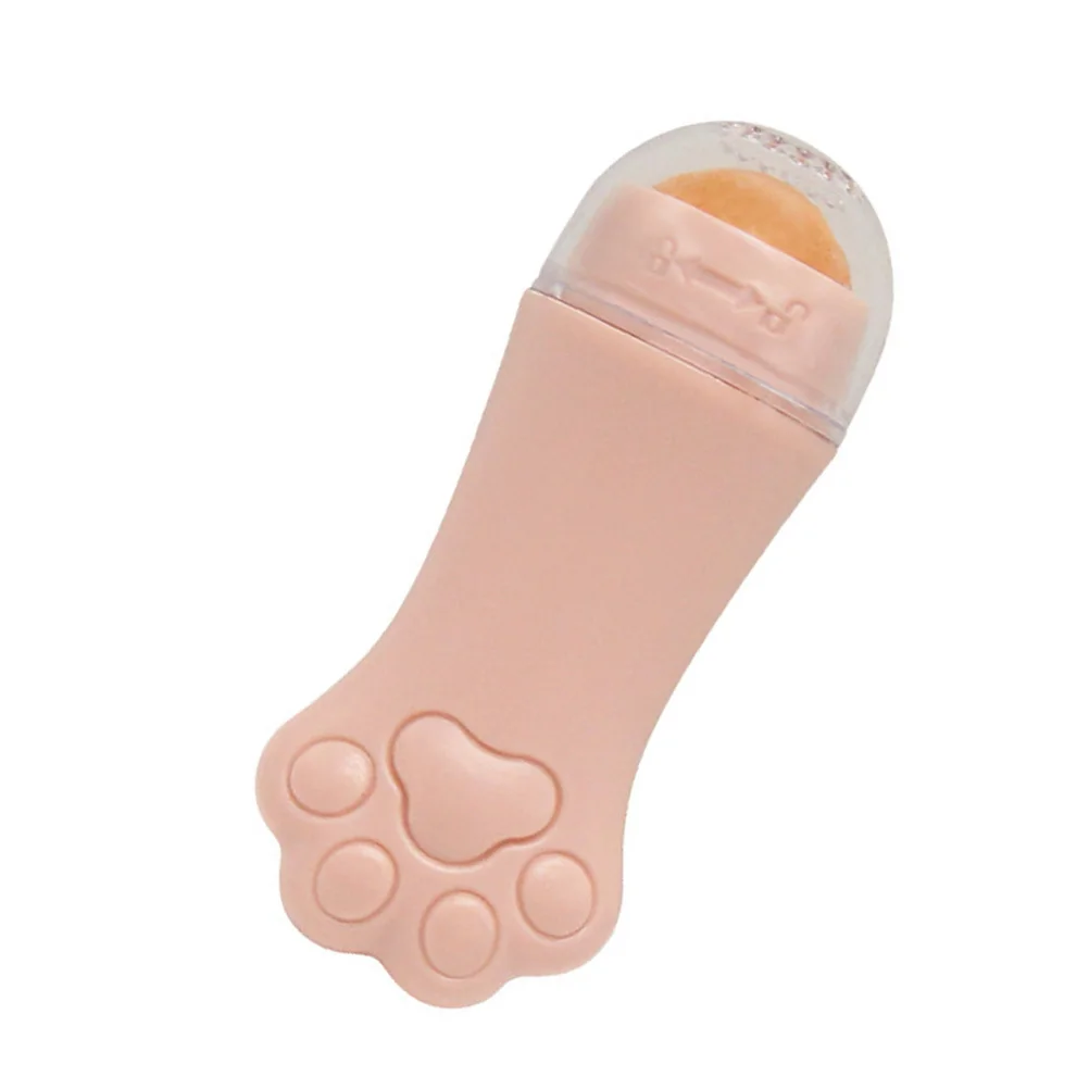 1 قطعة عصا امتصاص الزيت الحجر البركاني زيت الوجه التحكم الأسطوانة المحمولة ماكياج اللمس متابعة الكرتون لطيف القط تصميم العناية بالبشرة