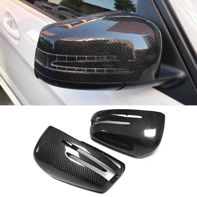 Automobile carbon fiber replacement rearview mirror housing is suitable for Mercedes-Benz W204 W176 W212 W117 W218.