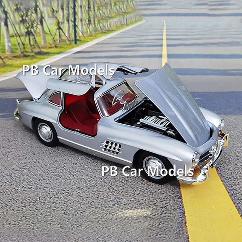 Norev original factory 1:18 300SL simulation alloy car model collection pendulum car model