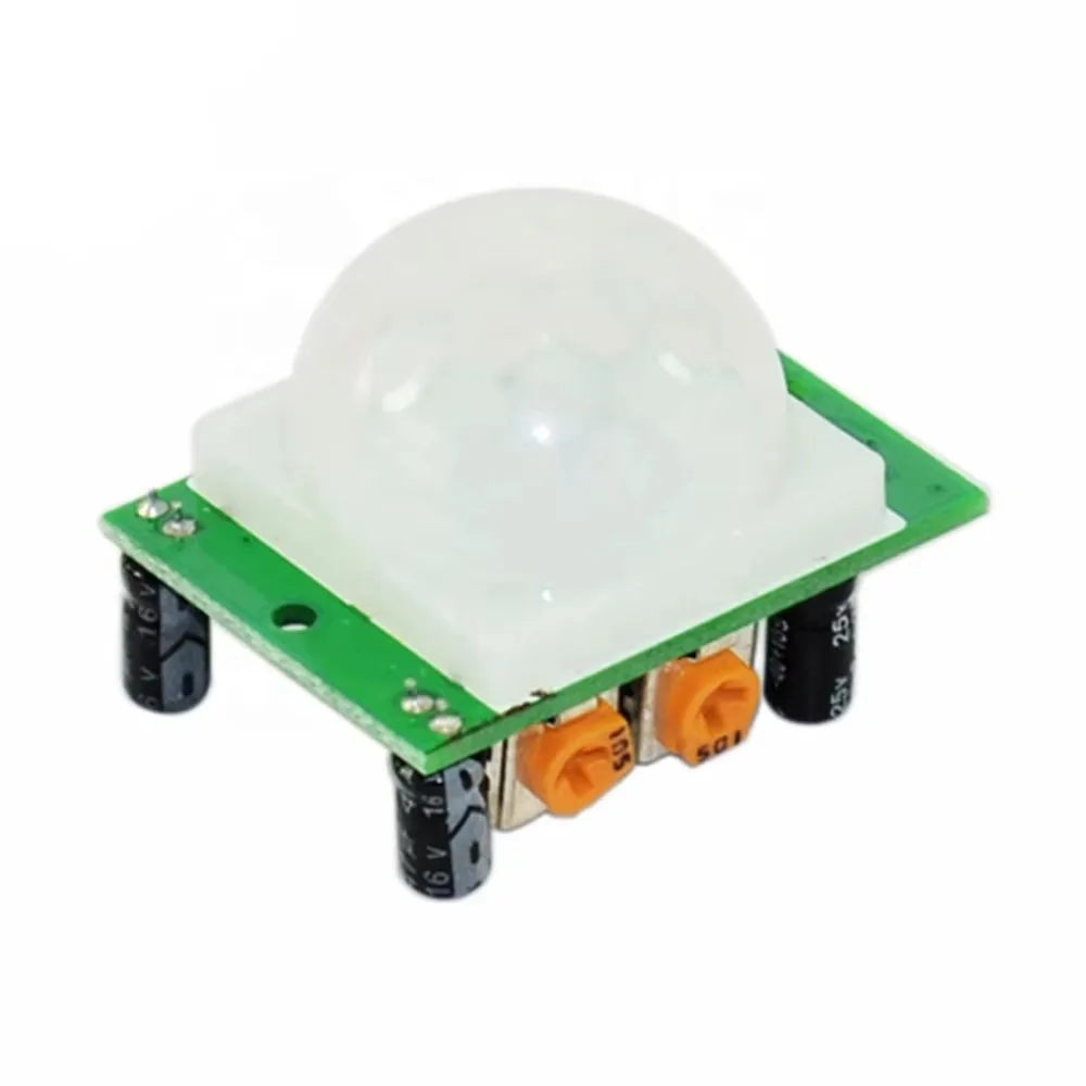 5 ピース/ロット HC-SR501 PIR 赤外線センサーモジュール光学人体モーション検出器 Raspberry Pi 用