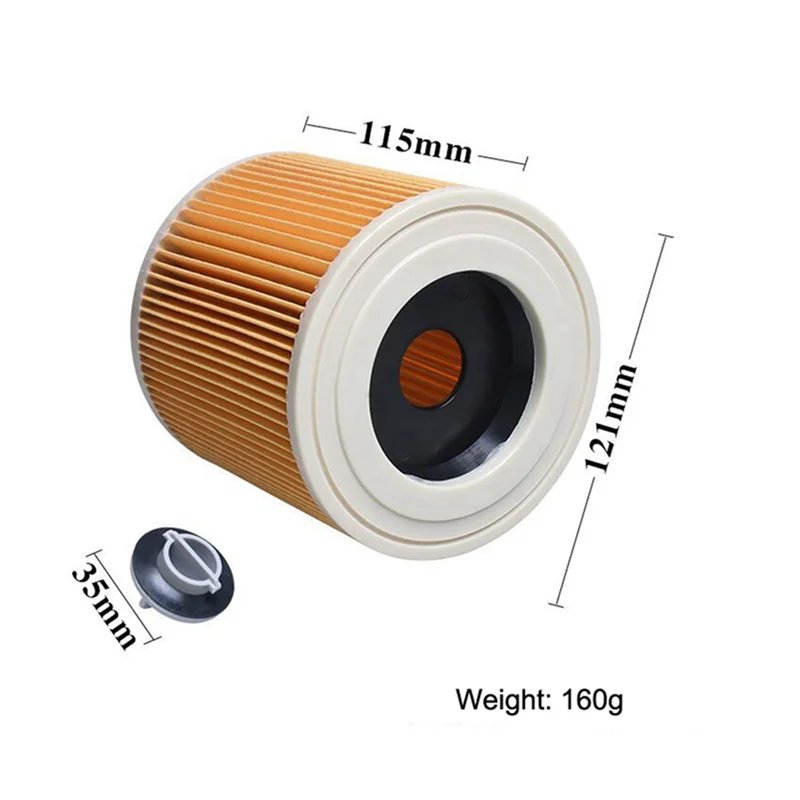 BAAM-3X текстильные фильтрующие мешки для влажной и сухой пены, HEPA-фильтр для пылесоса Karcher MV1 WD1 WD2 WD3
