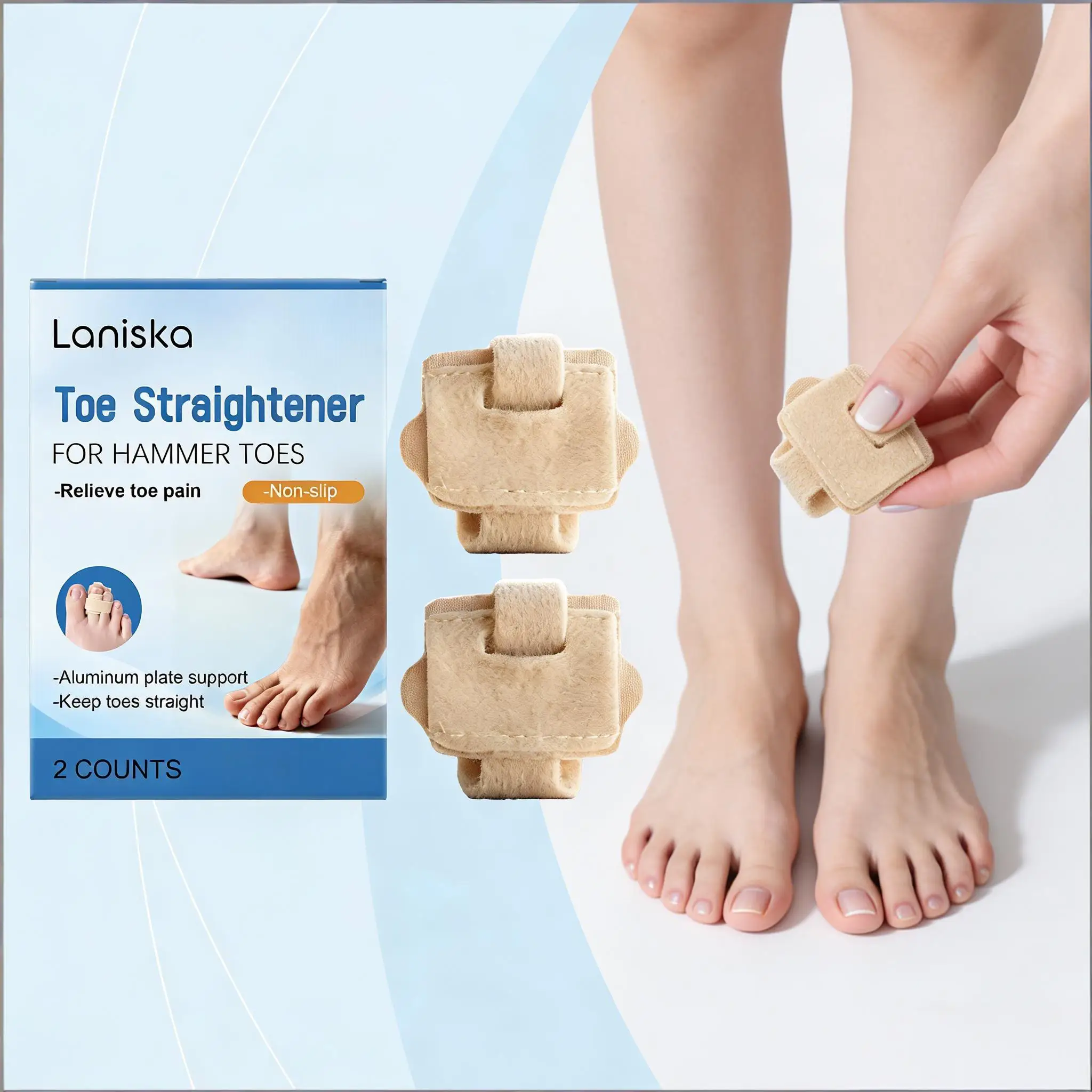 

Toe Separator Bone Corrector Thumb Adjuster Correcting Crooked Relief Pain Reduce Bunion Toenails Straightener Foot Care Tool