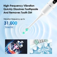 Nettoyeur de dents électrique, 6 Modes de vitesse, brosse à dents Portable, dissolvant de tartre, Vibration à haute fréquence, nettoyage du tartre, blanchiment des dents 3