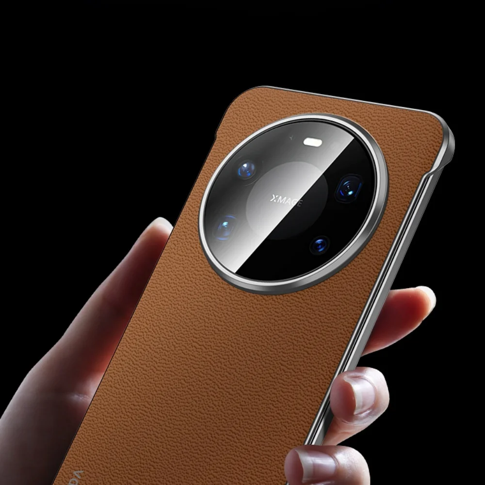 

Premium Cowhide Leather Slim Case For Huawei Mate80 Pro Max 80 Business Back Cover