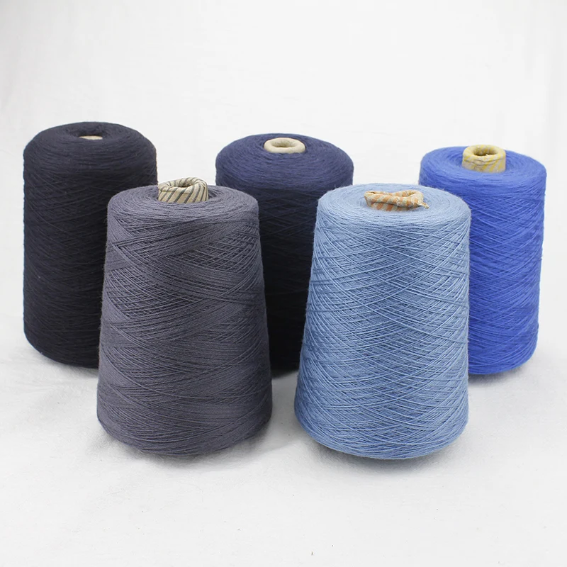 500g cone Cashmere Wool Yarn Crochet Lace Weight Colored Great for Baby Garments Scarves