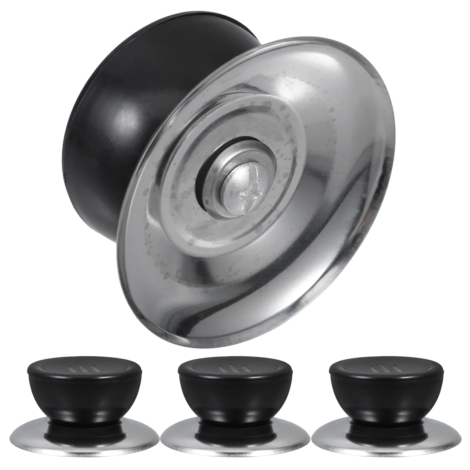 

4 Pcs Lid Button Pan Handle Pot Replacement Knob Handles for Pots Pans Universal Lids Glass