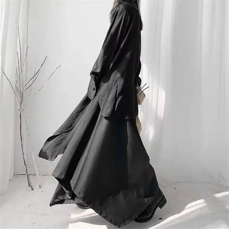 

Ladies Pant Skirt Spring And Summer New Classic Dark Irregular Design Yamamoto Style Loose Large Size Wide Leg Skirt