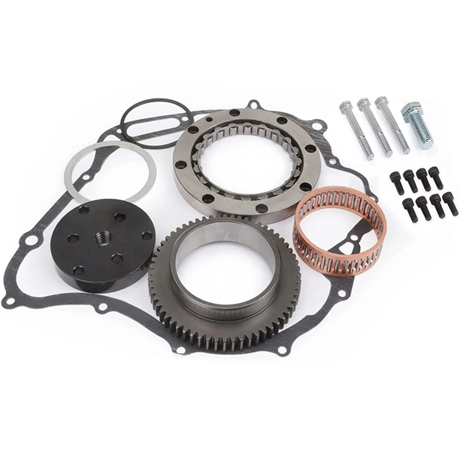 for Yamaha V Star 1100 1999-2009 5EL-15590-00-00 99999-03908-00 Update Big Roller Starter Clutch Damper Kits
