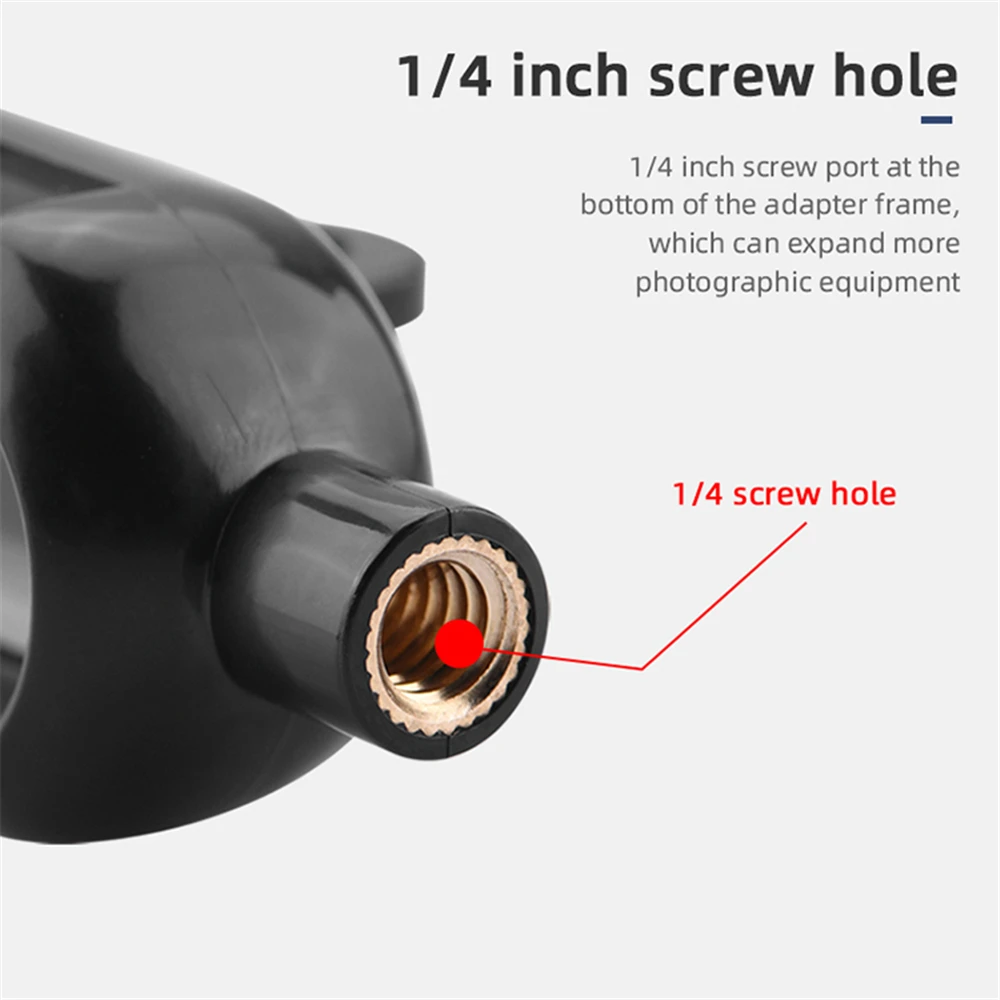 For Insta360 Go 2 Protective Frame Mount 1/4 Adapter Adjustable Angle Bracket Stabilizer Expansion Adapter Camera Accessories