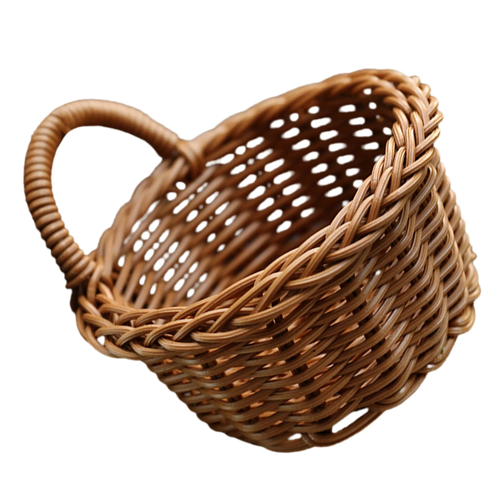 

Wall Hanging Kitchen Storage Basket Imitation Rattan Organizer Multi-Function Woven Basket for Onion Garlic Ginger