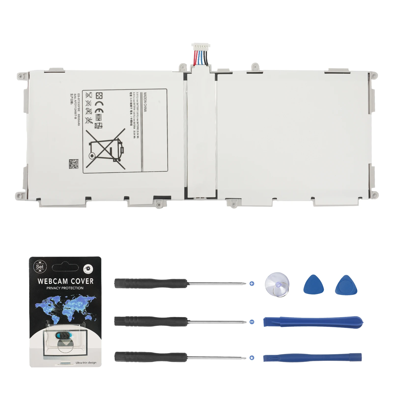 Neuer Ersatzakku 6800mAh EB-BT530FBE Akku für Galaxy Tab Tablet 4 10.1' T530 T531 T535 P5220 SM-T530NU Tablet-Akku – Detail 1