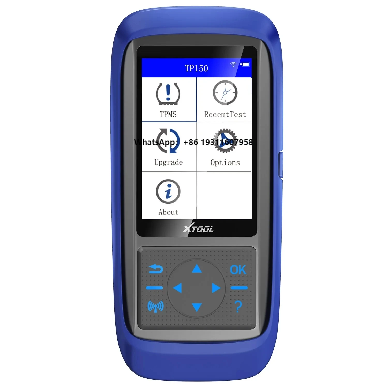 XTOOL TP150 Sistema di monitoraggio della pressione dei pneumatici per auto OBD2 TPMS Strumento scanner diagnostico Programma TPMS con sensore 315 e 433 MHZ