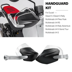 Ducati Multistrada V4 랠리 어드벤처 V4S 데저트 X 핸드가드 익스텐션 키트, 윈드 커버, 오버사이즈 핸드 가드